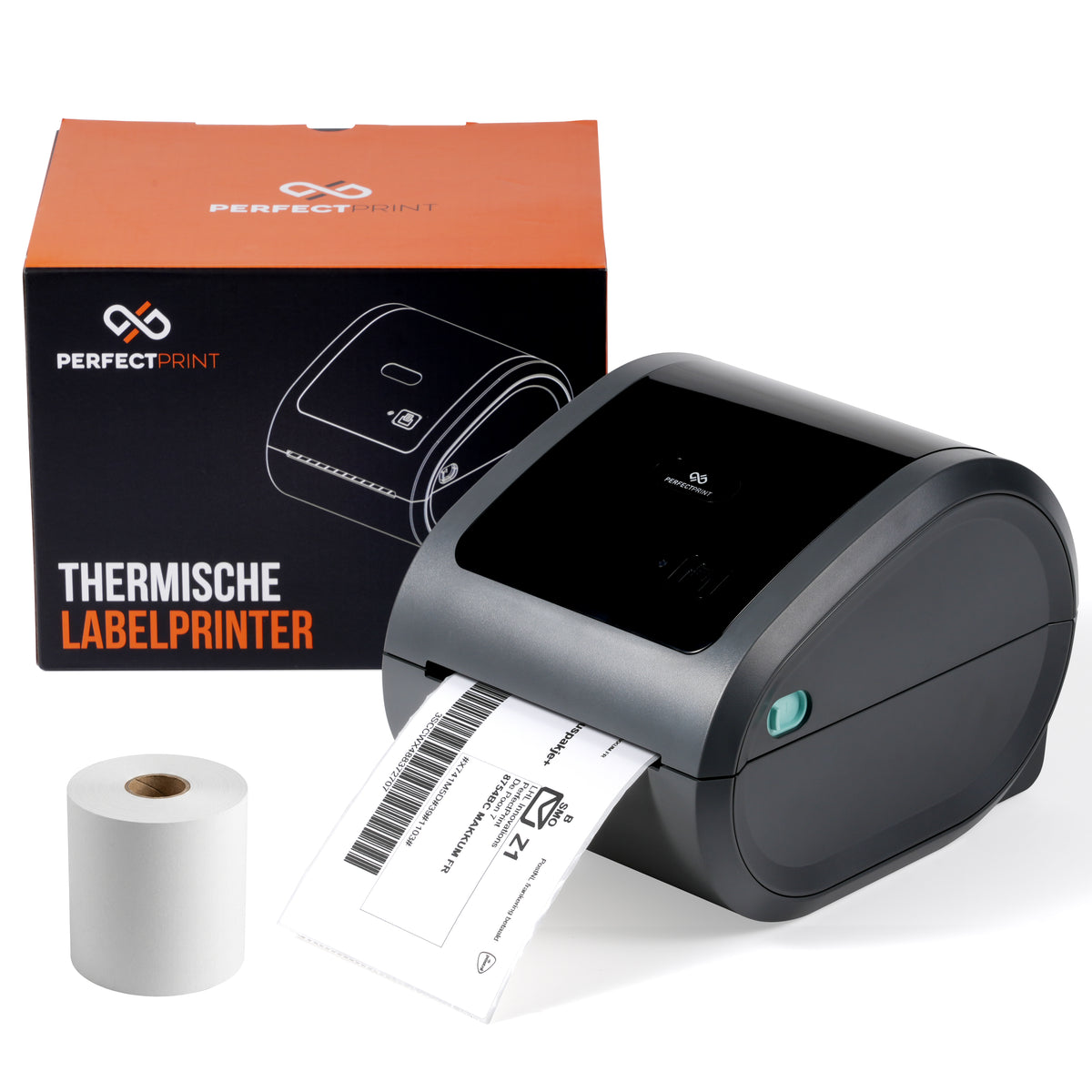PerfectPrint Labelprinter + 30 labels