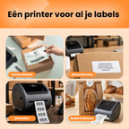 PerfectPrint Labelprinter PRO - 300 DPI - Ethernet, USB & Bluetooth Verbinding