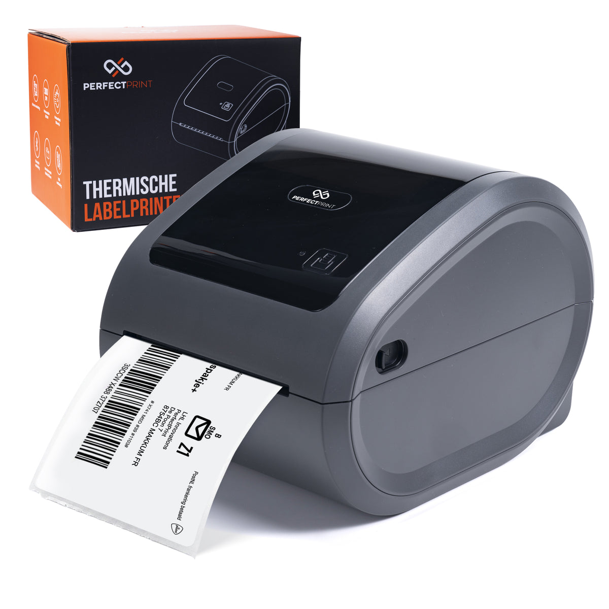 PerfectPrint Labelprinter PRO - 300 DPI - Ethernet, USB & Bluetooth Verbinding