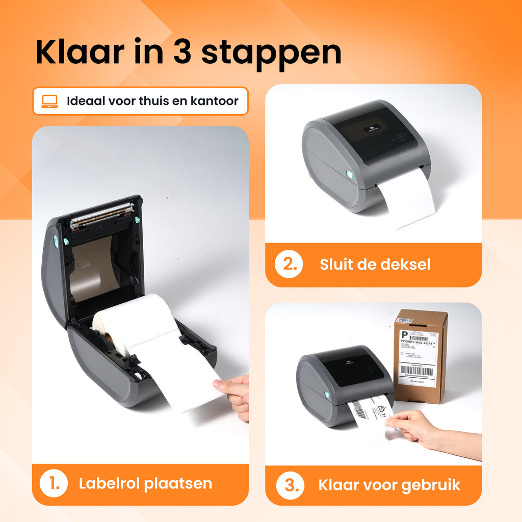 PerfectPrint Labelprinter + 30 labels