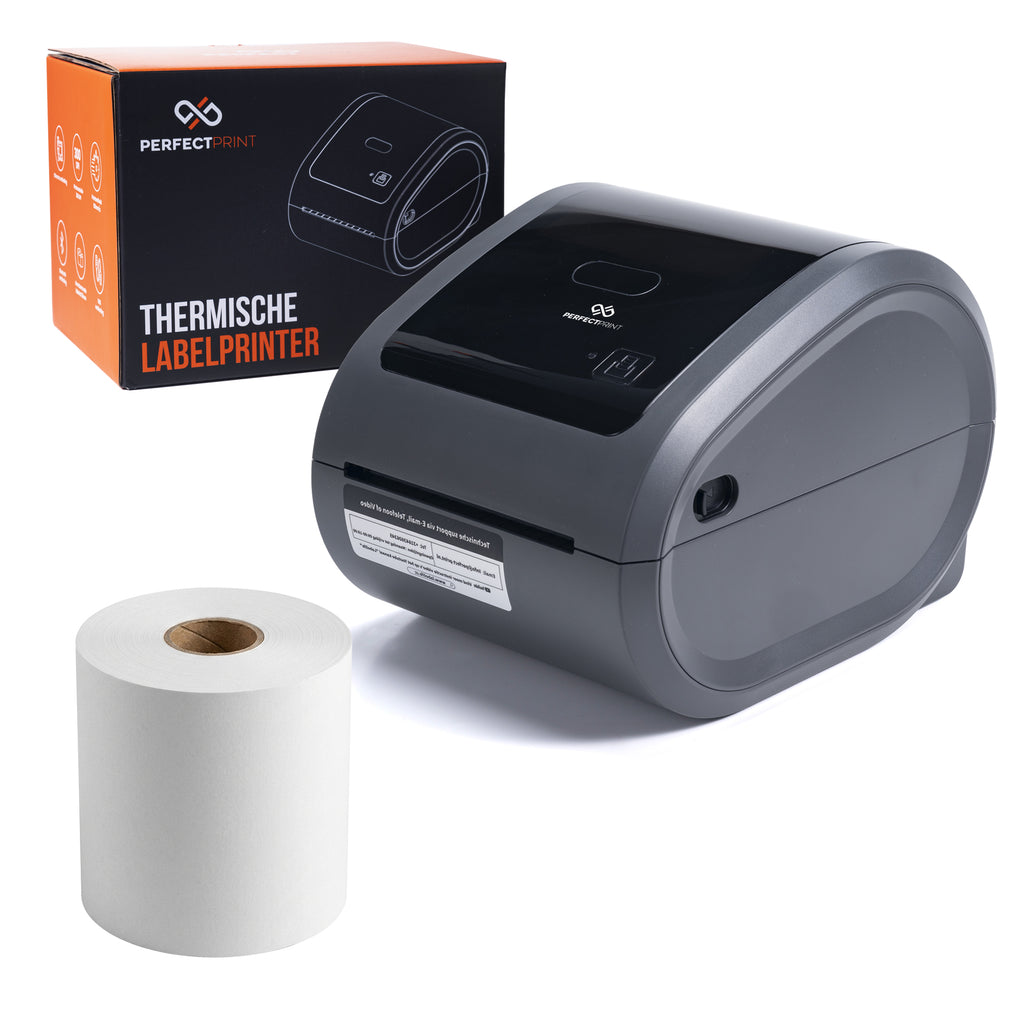 PerfectPrint Labelprinter PRO - 300 DPI - Ethernet, USB & Bluetooth Verbinding
